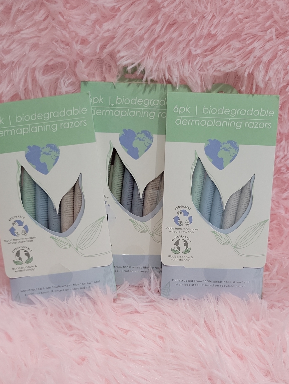 Biodegradable Dermaplaning Razors - 3 Packs Of 6 $12